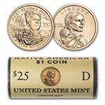 2025-D Native American $1 - Mary Kawena Pukui BU (25-Coin Roll)