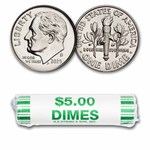2025-D Roosevelt Dime 50-Coin Roll BU