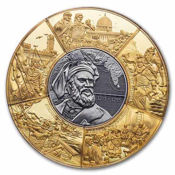 2025 Djibouti 5 oz Silver Marco Polo Puzzle Coin (w/ Box & COA) 2025 Djibouti 5 oz Silver Marco Polo Puzzle Coin (w/ Box & COA)