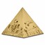 2025 Djibouti Silver Pyramids of Giza 3D Shaped Coin Set