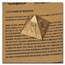 2025 Djibouti Silver Pyramids of Giza 3D Shaped Coin Set