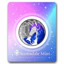 2025 Fiji 1 oz Silver Purple Magical Unicorn "Celestra"