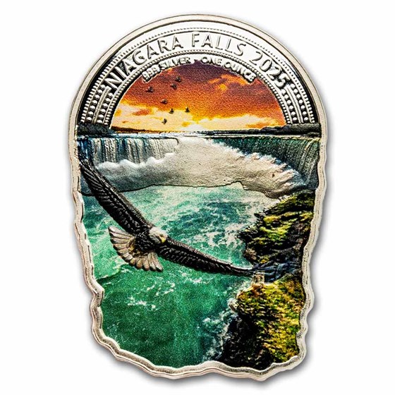2025 Fiji 1 oz Silver Wonders of Nature Niagara Falls (Box & COA) 2025 Fiji 1 oz Silver Wonders of Nature Niagara Falls (Box & COA)