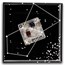 2025 Fiji 3 oz Silver Great Pyramids of Giza 3D Landscape