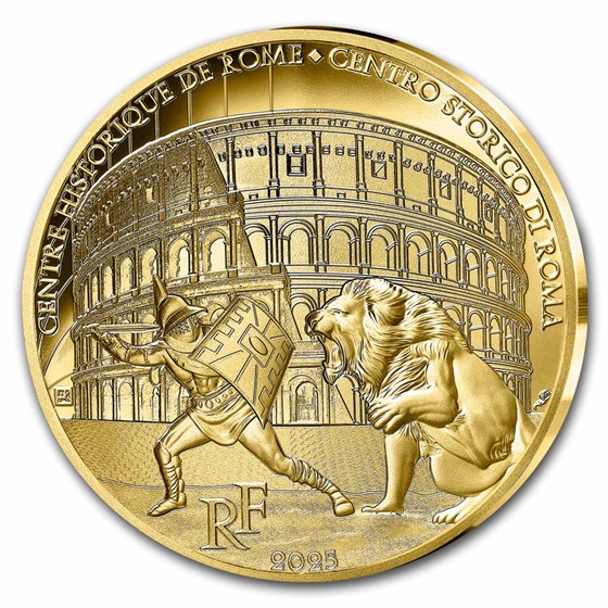 2025 France 1/4 oz Gold Proof UNESCO (Colosseum) 2025 France 1/4 oz Gold Proof UNESCO (Colosseum)