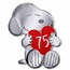 2025 France €10 Silver Proof 75 Years of Peanuts Snoopy Shaped