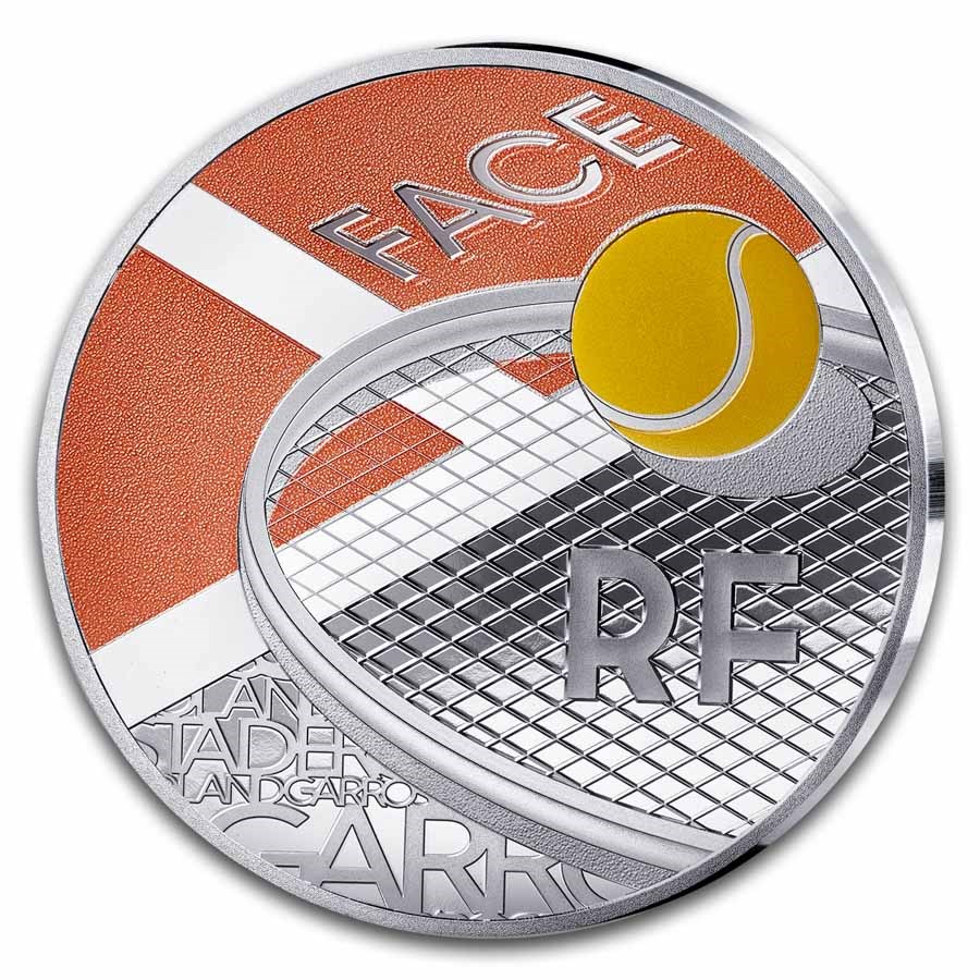 2025 France €10 Silver Roland Garros