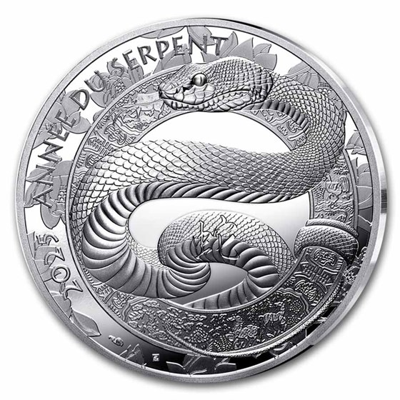 2025 France Silver €10 Year of the Snake Proof (Lunar) 2025 France Silver €10 Year of the Snake Proof (Lunar)