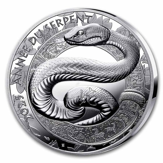2025 France Silver €20 Year of the Snake HR Proof (Lunar) 2025 France Silver €20 Year of the Snake HR Proof (Lunar)