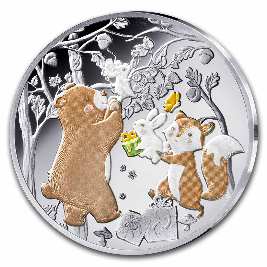 2025 France Silver €5 Colorized Proof My First Coin Collection