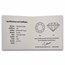 2025 Gabon 1 gram Gold Padparadscha Deluxe (with Box & COA)