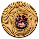 2025 Gabon 1 gram Gold Padparadscha Deluxe (with Box & COA)
