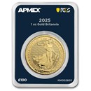 2025 GB 1 oz Gold Britannia MintDirect® Premier + PCGS FS®