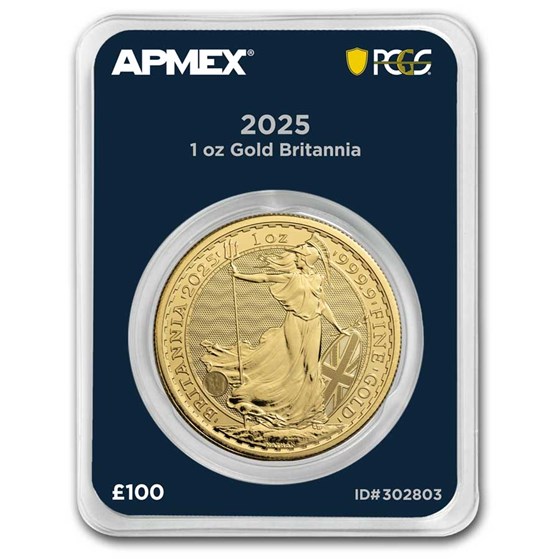 2025 GB 1 oz Gold Britannia MintDirect® Premier + PCGS FS® 2025 GB 1 oz Gold Britannia MintDirect® Premier + PCGS FS®