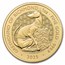 2025 GB 1 oz Gold The Royal Tudor Beasts Greyhound of Richmond BU
