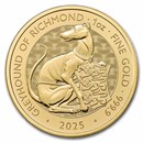 2025 GB 1 oz Gold The Royal Tudor Beasts Greyhound of Richmond BU 2025 GB 1 oz Gold The Royal Tudor Beasts Greyhound of Richmond BU