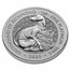 2025 GB 1 oz Platinum Royal Tudor Beasts Greyhound of Richmond BU
