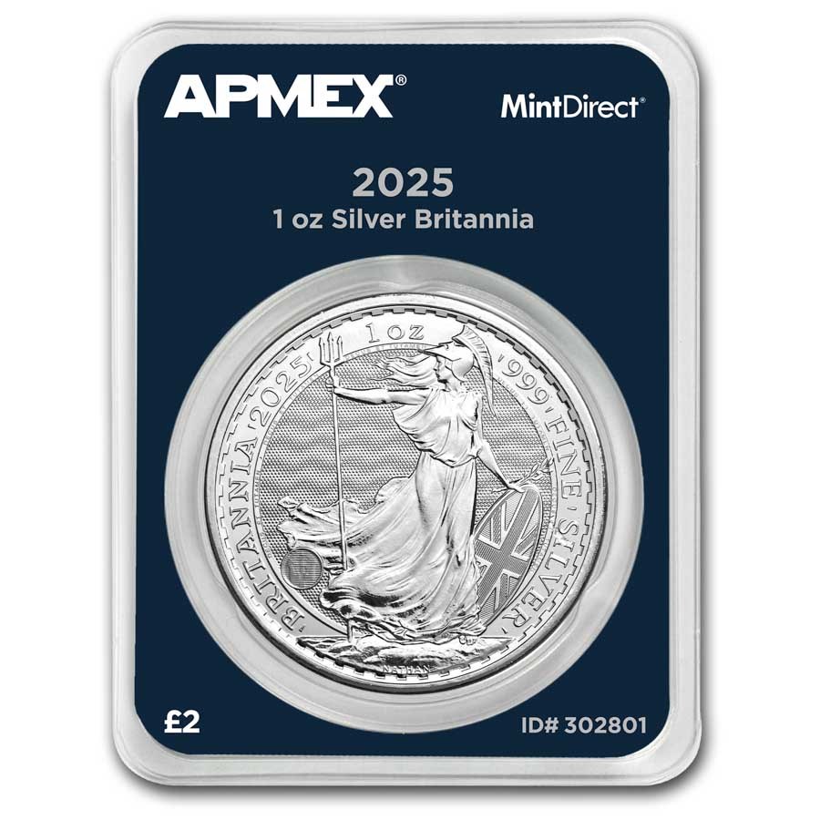 2025 GB 1 oz Silver Britannia MintDirect® Single