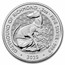 2025 GB 2 oz Silver Royal Tudor Beasts Greyhound of Richmond BU