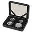 2025 GB 4-Coin Silver Britannia Fractional Reverse Proof Set