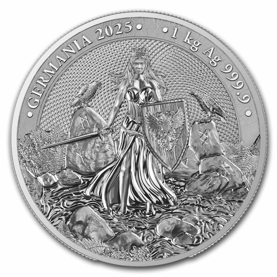2025 Germania 1 Kilo Silver Round BU