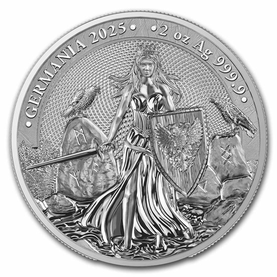 2025 Germania 2 oz Silver Round BU