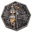 2025 Germania Witchcraft: Herbalist Ritual 1 oz Silver Round BU
