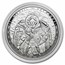 2025 Ghana 1 oz Silver Patron Saints St. Michael (Box/COA)