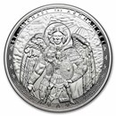 2025 Ghana 1 oz Silver Patron Saints St. Michael (Box/COA)