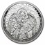 2025 Ghana 1 oz Silver Patron Saints St. Michael (Box/COA)