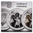 2025 Ghana 1 oz Silver Patron Saints St. Michael (Colorized)