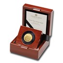 2025 Great Britain 1/4 oz Gold Year of Snake Proof (Box & COA)