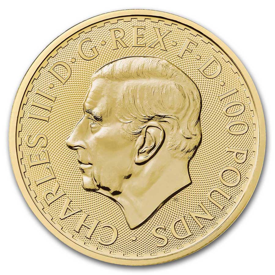 Buy 10-Coin 2025 1 oz Gold Britannia MintDirect Tube | APMEX