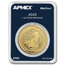 2025 Great Britain 1 oz Gold Britannia MintDirect® Single