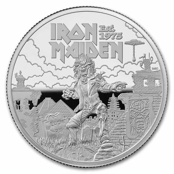 2025 Great Britain 2 oz Silver Music Legends: Iron Maiden Proof 2025 Great Britain 2 oz Silver Music Legends: Iron Maiden Proof