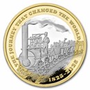 2025 Great Britain 200 Yrs of the Modern Railway 1 oz Silver Prf
