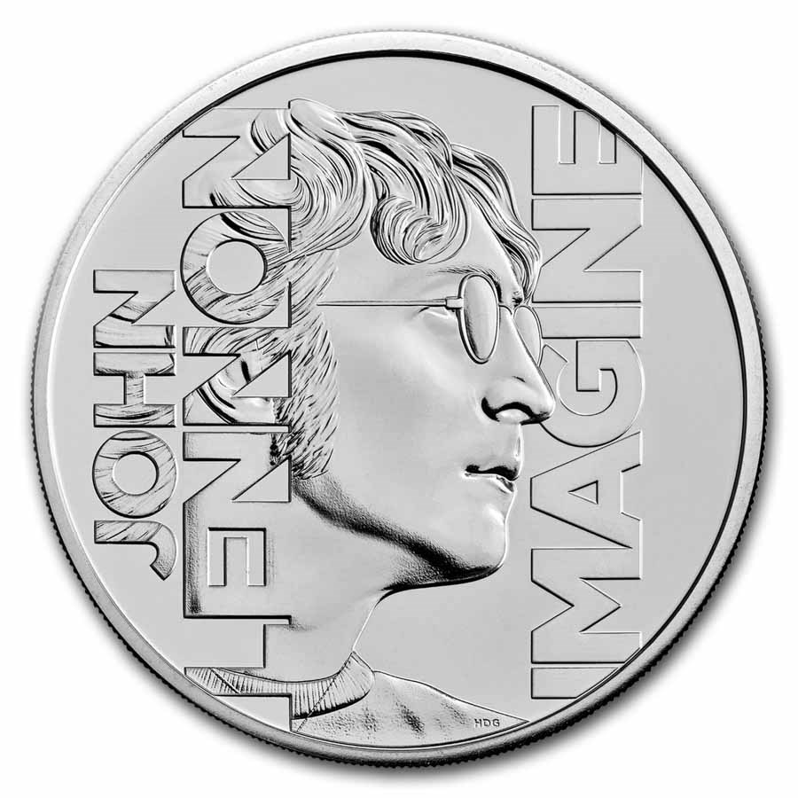 2025 Great Britain £5 Music Legends: John Lennon BU