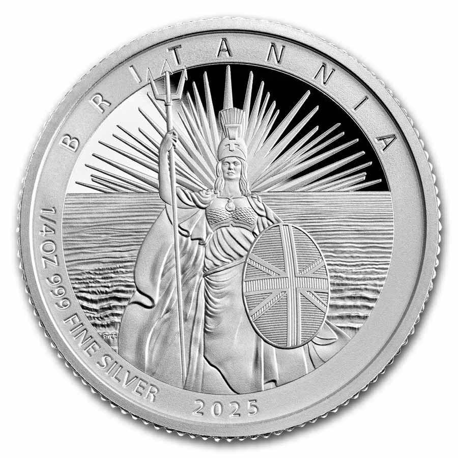 2025 Great Britain 6-Coin Silver Britannia Proof Set