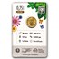 2025 Italy 1/10 oz Gold Flora and Fauna BU (In Card) - The Daisy