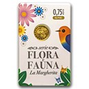 2025 Italy 1/10 oz Gold Flora and Fauna BU (In Card) - The Daisy