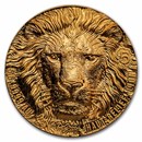 2025 Ivory Coast 5 gram Gold Haut Relief Big Five Africa: Lion