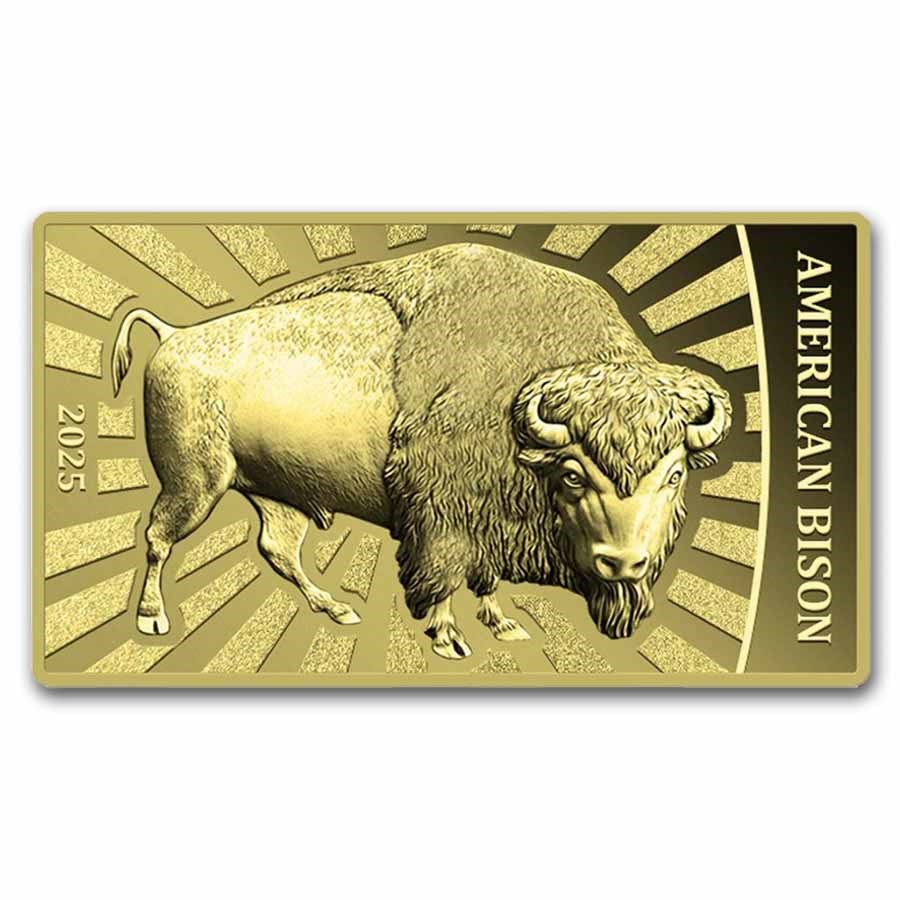 2025 Liberia 1/200 oz Gold Proof American Bison