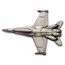 2025 Liberia 1 oz Silver Antique Fighter Jet Shaped Coin