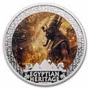 2025 Liberia 1 oz Silver Egyptian Heritage: Ra Sun