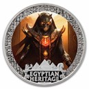 2025 Liberia 1 oz Silver Egyptian Heritage: Sekhmet