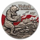 2025 Liberia 1 oz Silver Wojtek The Soldier Bear (w/ Box & COA)