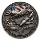 2025 Liberia 2 oz Silver Battle of Midway (w/ Box & COA)