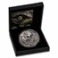 2025 Liberia 2 oz Silver Jurassic Life Dinosaur: T-Rex