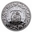 2025 Liberia 2 oz Silver Jurassic Life Dinosaur: Triceratops