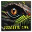 2025 Liberia 2 oz Silver Jurassic Life Dinosaur: Velociraptor